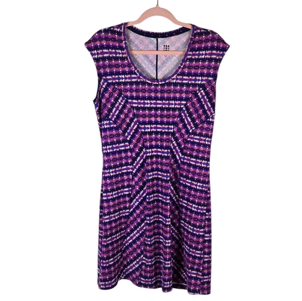 Title Nine Esionage Purple Stretch Activewear Dress